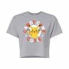 Licensed Character Juniors' Pokemon Christmas Candy Cane Cropped Tee -Licensed Character Shop unnamed file 21023