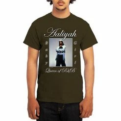 Licensed Character Men's Aaliyah Tee Heather Navy -Licensed Character Shop unnamed file 21058