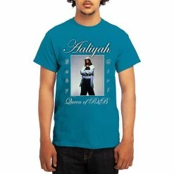 Licensed Character Men's Aaliyah Tee Heather Navy -Licensed Character Shop unnamed file 21059