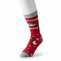 Licensed Character Men's Novelty Character Crew Socks The Grinch Ugly Sweate -Licensed Character Shop unnamed file 211