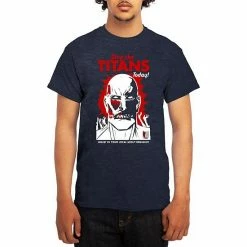 Licensed Character Men's Attack On Titan Tee Charcoal -Licensed Character Shop unnamed file 21149