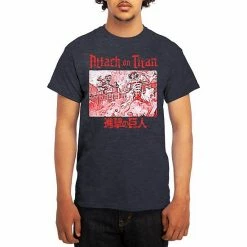 Licensed Character Men's Attack On Titan Tee Royal Blue -Licensed Character Shop unnamed file 21250