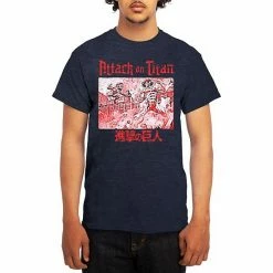Licensed Character Men's Attack On Titan Tee Royal Blue -Licensed Character Shop unnamed file 21253