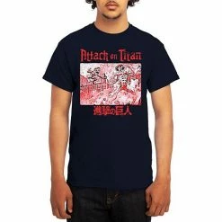 Licensed Character Men's Attack On Titan Tee Royal Blue -Licensed Character Shop unnamed file 21254