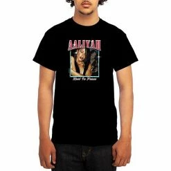 Licensed Character Men's Aaliyah Tee Black -Licensed Character Shop unnamed file 21312