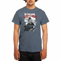 Licensed Character Men's Boyz N' The Hood Tee Heather Light Blue -Licensed Character Shop unnamed file 21326