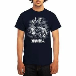 Licensed Character Men's Attack On Titan Tee Navy -Licensed Character Shop unnamed file 21351