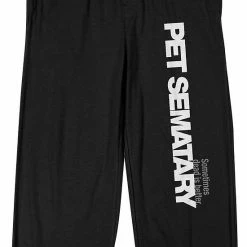 Licensed Character Men's Pet Sematary Logo Sleep Pants -Licensed Character Shop unnamed file 21369
