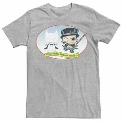 Licensed Character Men's DC Comics The Penguin Jingle Bells Batman Smells Christmas Tee Red Heather -Licensed Character Shop unnamed file 21377