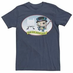 Licensed Character Men's DC Comics The Penguin Jingle Bells Batman Smells Christmas Tee Red Heather -Licensed Character Shop unnamed file 21378