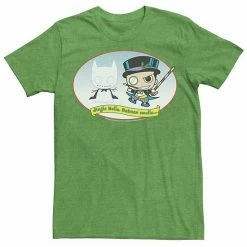 Licensed Character Men's DC Comics The Penguin Jingle Bells Batman Smells Christmas Tee Red Heather -Licensed Character Shop unnamed file 21380