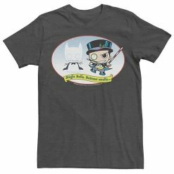 Licensed Character Men's DC Comics The Penguin Jingle Bells Batman Smells Christmas Tee Red Heather -Licensed Character Shop unnamed file 21382