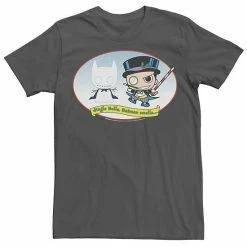 Licensed Character Men's DC Comics The Penguin Jingle Bells Batman Smells Christmas Tee Red Heather -Licensed Character Shop unnamed file 21384