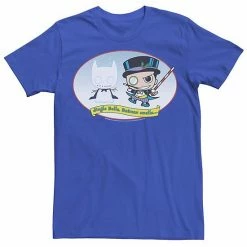 Licensed Character Men's DC Comics The Penguin Jingle Bells Batman Smells Christmas Tee Red Heather -Licensed Character Shop unnamed file 21385