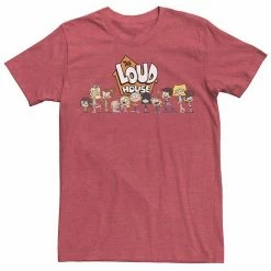 Licensed Character Men's The Loud House Group Shot Tee Charcoal