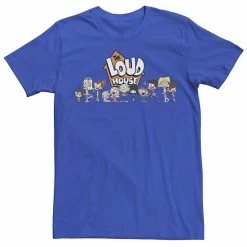 Licensed Character Men's The Loud House Group Shot Tee Charcoal -Licensed Character Shop unnamed file 21416