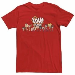 Licensed Character Men's The Loud House Group Shot Tee Charcoal -Licensed Character Shop unnamed file 21417