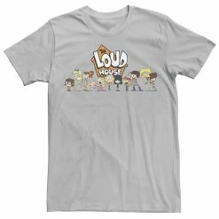 Licensed Character Men's The Loud House Group Shot Tee Charcoal -Licensed Character Shop unnamed file 21419