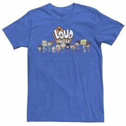 Licensed Character Men's The Loud House Group Shot Tee Charcoal -Licensed Character Shop unnamed file 21421