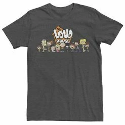 Licensed Character Men's The Loud House Group Shot Tee Charcoal -Licensed Character Shop unnamed file 21422