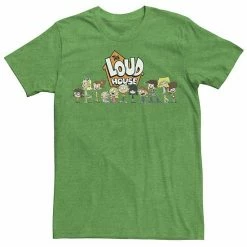 Licensed Character Men's The Loud House Group Shot Tee Charcoal -Licensed Character Shop unnamed file 21423