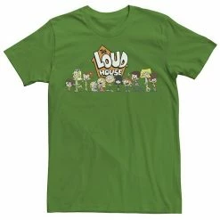 Licensed Character Men's The Loud House Group Shot Tee Charcoal -Licensed Character Shop unnamed file 21426