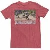 Licensed Character Men's Jurassic World Owen Raptor Pack Trainer Graphic Tee Navy Heather -Licensed Character Shop unnamed file 21471