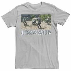 Licensed Character Men's Jurassic World Owen Raptor Pack Trainer Graphic Tee Navy Heather -Licensed Character Shop unnamed file 21473