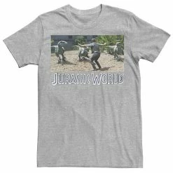 Licensed Character Men's Jurassic World Owen Raptor Pack Trainer Graphic Tee Navy Heather -Licensed Character Shop unnamed file 21480