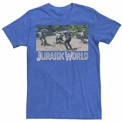 Licensed Character Men's Jurassic World Owen Raptor Pack Trainer Graphic Tee Navy Heather -Licensed Character Shop unnamed file 21481