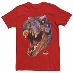 Licensed Character Men's Jurassic Park T-Rex Head Roar Tee Navy