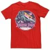 Licensed Character Men's Jurassic Park Retro Rex Scene Tee Navy -Licensed Character Shop unnamed file 21527