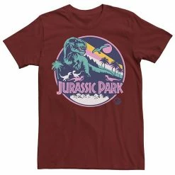 Licensed Character Men's Jurassic Park Retro Rex Scene Tee Navy -Licensed Character Shop unnamed file 21532