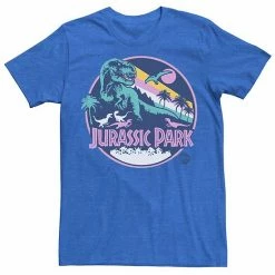 Licensed Character Men's Jurassic Park Retro Rex Scene Tee Navy -Licensed Character Shop unnamed file 21538