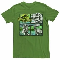 Licensed Character Men's Jurassic World Dinosaurs Group Of 3 Neon Graphic Tee Navy -Licensed Character Shop unnamed file 21545