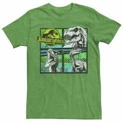 Licensed Character Men's Jurassic World Dinosaurs Group Of 3 Neon Graphic Tee Navy -Licensed Character Shop unnamed file 21552