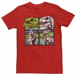 Licensed Character Men's Jurassic World Dinosaurs Group Of 3 Neon Graphic Tee Navy -Licensed Character Shop unnamed file 21554