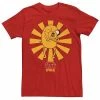 Licensed Character Men's Adventure Time Jake The Dog Kanji Portrait Graphic Tee Silver