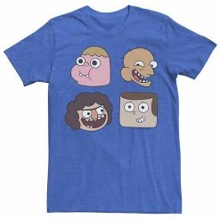 Licensed Character Men's Cartoon Network Clarence And Friends Big Portraits Tee Kelly Heather -Licensed Character Shop unnamed file 21577