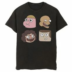 Licensed Character Men's Cartoon Network Clarence And Friends Big Portraits Tee Kelly Heather -Licensed Character Shop unnamed file 21582