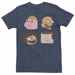 Licensed Character Men's Cartoon Network Clarence And Friends Big Portraits Tee Kelly Heather -Licensed Character Shop unnamed file 21583