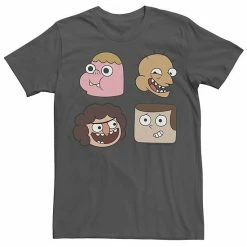 Licensed Character Men's Cartoon Network Clarence And Friends Big Portraits Tee Kelly Heather -Licensed Character Shop unnamed file 21586