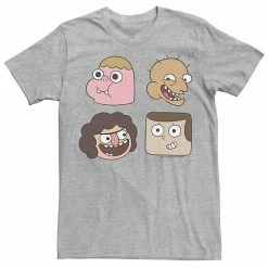 Licensed Character Men's Cartoon Network Clarence And Friends Big Portraits Tee Kelly Heather -Licensed Character Shop unnamed file 21587