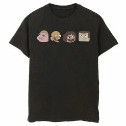 Licensed Character Men's Cartoon Network Clarence And Friends Portrait Line-Up Tee Navy Heather -Licensed Character Shop unnamed file 21606