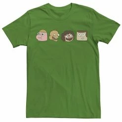 Licensed Character Men's Cartoon Network Clarence And Friends Portrait Line-Up Tee Navy Heather -Licensed Character Shop unnamed file 21613