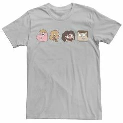 Licensed Character Men's Cartoon Network Clarence And Friends Portrait Line-Up Tee Navy Heather -Licensed Character Shop unnamed file 21615