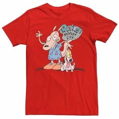Licensed Character Men's Nickelodeon Rocko's Modern Life Show Intro Tee Royal Heather