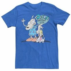 Licensed Character Men's Nickelodeon Rocko's Modern Life Show Intro Tee Royal Heather -Licensed Character Shop unnamed file 21620