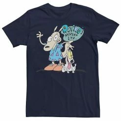Licensed Character Men's Nickelodeon Rocko's Modern Life Show Intro Tee Royal Heather -Licensed Character Shop unnamed file 21622