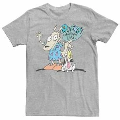 Licensed Character Men's Nickelodeon Rocko's Modern Life Show Intro Tee Royal Heather -Licensed Character Shop unnamed file 21625